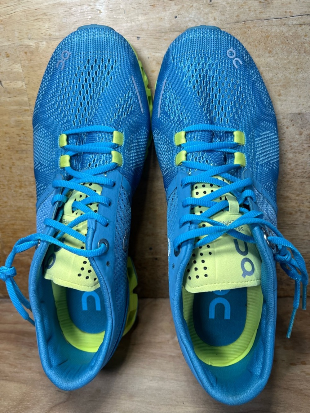 On Cloud X REFLECTIVE LIGHTWEIGHT Womens Size 6.5 Running Shoes Sneakers Blue - Picture 7 of 12
